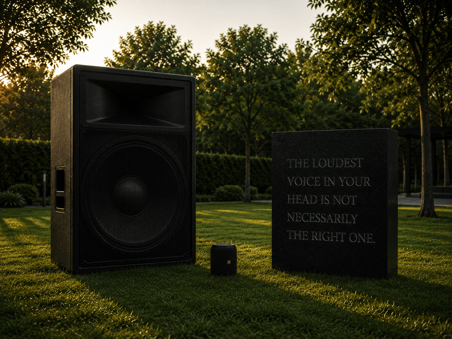 Large and Small Speakers